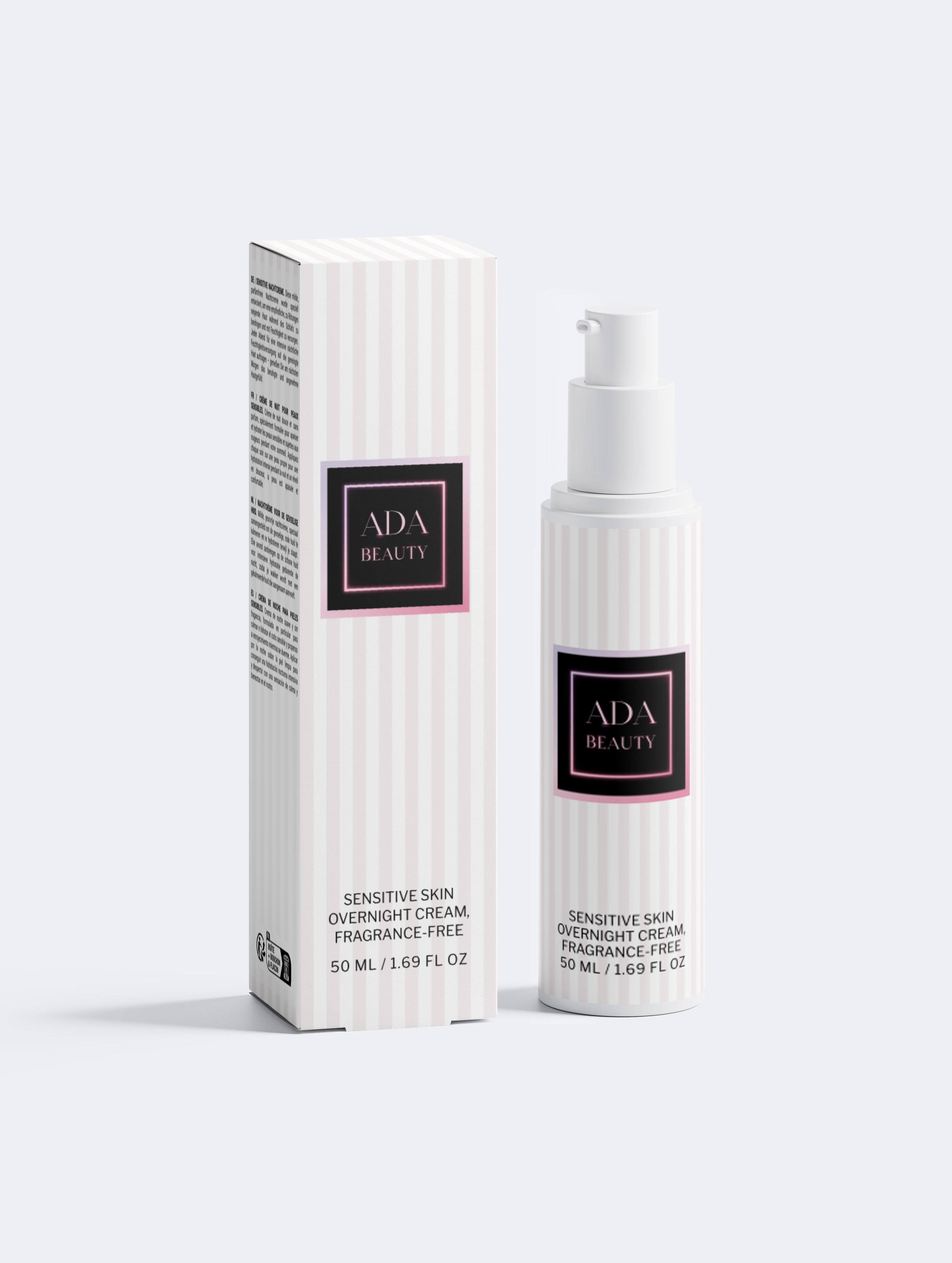 Sensitive Skin Overnight Cream, Fragrance-Free